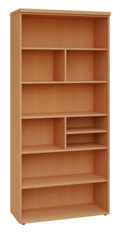 SIN 6 - 10N kancelářská skříň, nika, 2170x1000x400, buk royal